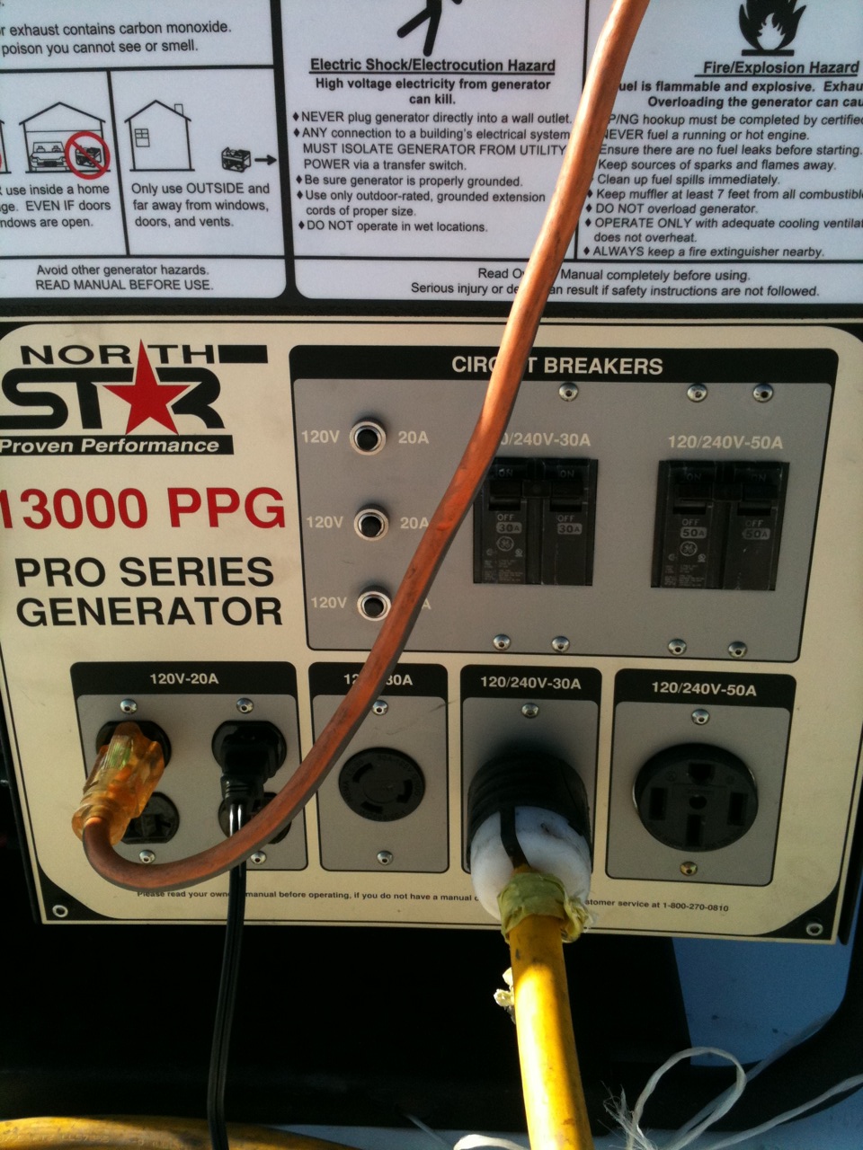 Generator setup