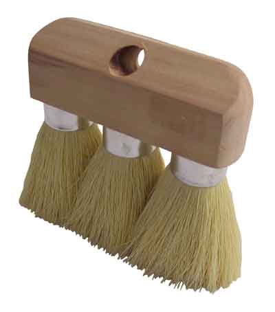Quickie 242GM 3-Knot Roof Applicator Brush – 6" Trim For Roof Coatings
