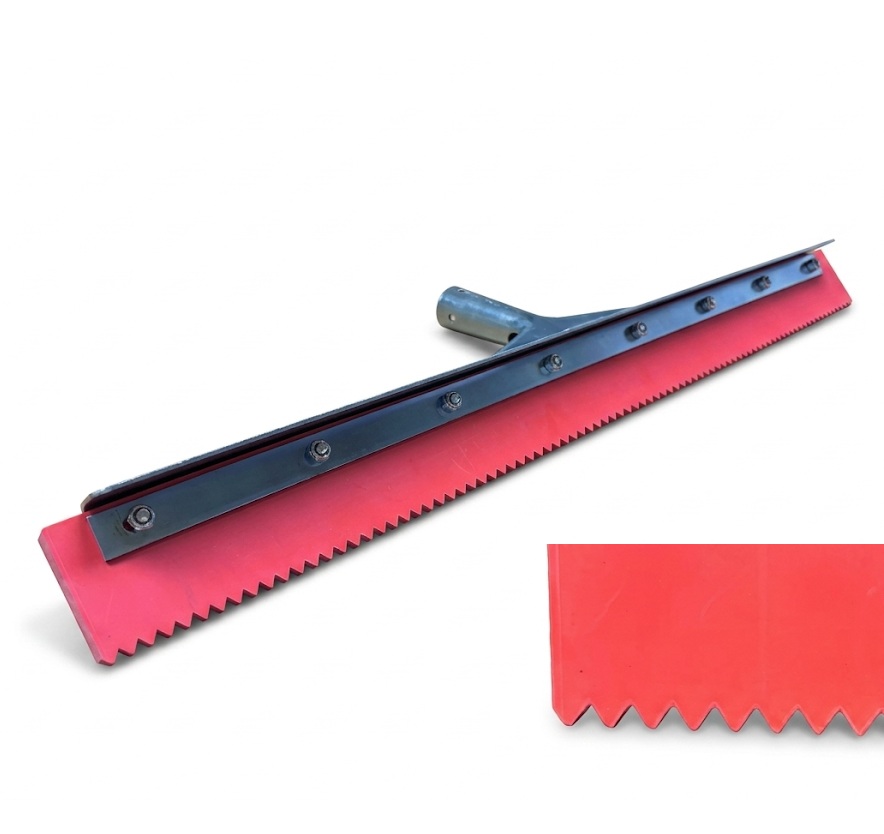 24 inch serrated metal squeegee